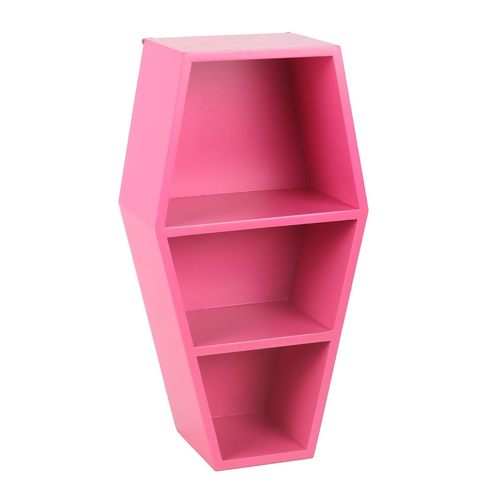 Something Different - Small Hot Pink Coffin Vitrinenschränke - Rosa